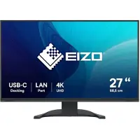 Eizo FlexScan EV2740X-BK, 68,6 cm (27"), 3840 x 2160 Pixel, 4K Ultra HD, LCD, 5 ms, Schwarz
