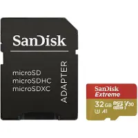 SanDisk Extreme, 32 GB, MicroSDHC, Klasse 10, UHS-I, 100 MB/s, 60 MB/s