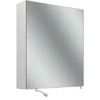Schneider CARE Spiegelschrank, 595x680mm, Türanschlag li., ohne Beleuchtung, 2 Steckdosen re. außen unten, 193.661.02.02, Ausführung: EU-Norm/Korpus weiss