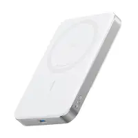Anker MagGo Slim | Powerbank 10.000 mAh - Geeignet für MagSafe und Qi2 - Weiß