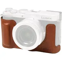 SmallRig 5699 Leder-Halbtasche für Panasonic LUMIX L10, braun