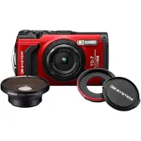 OM SYSTEM Tough TG-7 Fisheye Kit - Rot