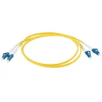 EFB Elektronik IPL-DR-LCULCU-2-0750 INFRALAN Duplex Jumper LC-LC 9/125μ, OS2, LSZH, gelb, 2.0mm, 7, 5m IPLDRLCULCU20750