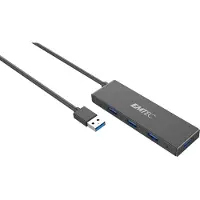 Emtec T620A Type-A Classic Hub, USB 3.2 Gen 1 (3.1 Gen 1) Type-A, USB 3.2 Gen 1 (3.1 Gen 1) Type-A, Schwarz