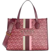 GUESS Damen Handtasche Silvana G Cube Logo HWSC8665220MTG