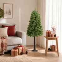 Syfax Künstlicher klappbarer Weihnachtsbaum 150 cm PVC und Metall
