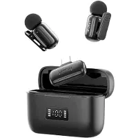 Ulanzi A200 Mini-Mikrofon, kabellos, USB-C – Schwarz