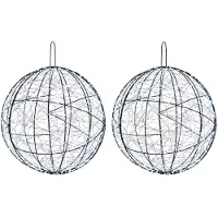 Syfax Weihnachts-Finial-Licht 2 stk. 1900 LEDs Kaltweiß