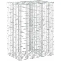 Syfax Gabione mit 3,5 mm Draht und 5x10 cm Maschen 150x100x200 cm