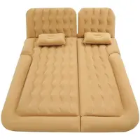 StarTech.com SUV-Luftmatratze - Aufblasbares Autobett - Tragkraft 300 kg - Beflocktes PVC - 12-V-DC-Pumpenanschluss - Beige