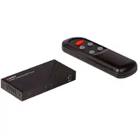 Lindy 38337, HDMI, Mikro-USB, Metall, Schwarz, 60 Hz, 48 Gbit/s