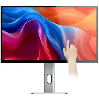 Alogic 27C5KPDT, 68,6 cm (27"), 5120 x 2880 Pixel, 5K Ultra HD, LED, 14 ms, Schwarz, Silber