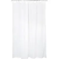 Evenes Duschvorhang EGZONA, Schneeweiß, 8 Ösen, 1.200 x 2.000 mm - 93 992 87