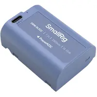 SmallRig 4906 DMW-BLK22 USB-C wiederaufladbarer Kamera-Akku, blau