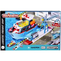 Majorette Spielzeug - 30+ Teile - Maersk Logistics Frachtschiff - - One Size - Autos