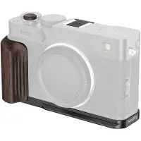 SmallRig L-Shaped Mount Plate with Wooden Handle for Fujifilm X-E5 Ebony Black 6236