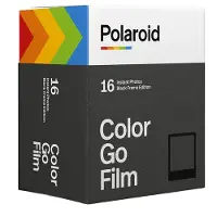 Polaroid Go Color Sofortbildfilm Doppelpack (2 x 8 Fotos), schwarzer Rahmen