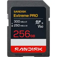 SanDisk SDXC Extreme PRO 256GB 300MB/s V60 UHS-II