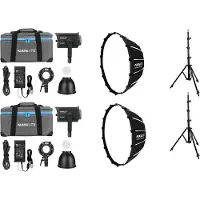 Nanlite Forza 150B Bi-color LED Dual Kit (mit Lichtstativ und Softbox)