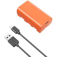 SmallRig 4971 NP-F550 USB-C Kamera-Akku orange