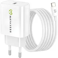 Avizar Mayaxess, 20W Netzteil für Fairphone 6 + USB-C Kabel 1m, Weiß