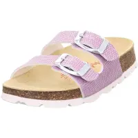 Superfit Mädchen Fussbettpantoffel Hausschuh, Lila 8500, 24 EU