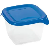 Curver Frischhaltedose Fresh&go, rechteckig, blau/transparent, 1,2 Liter,