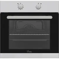 BIKITCHEN 526000 E-BO 72.1 Einbau-Backofen mit Heißluft, 65 l, Edelstahl