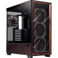 Noctua Antec FLUX PRO, Full Tower, PC, Schwarz, Holz, ATX, EATX, ITX, micro ATX, Glas, Kunststoff, Stahl, Gehärtetes Glas, Holz, Gaming