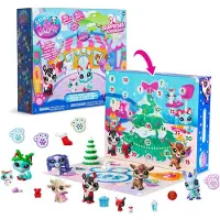 Merkloos Adventskalender Weihnachtskalender - 24 Überraschungen - 8 Tierfiguren - Für Kinder ab 4 Jahren