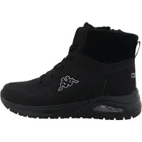 Kappa Sneakerboots "Caroline", Damen, Gr. 41, gefüttert, schwarz, Synthetik, Schuhe Sneakerboots, Winterschuhe, Schnürboots, Sneaker, gefüttert, Topseller