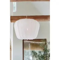 Light & Living - Hängeleuchte Zubedo - Weiß - Ø60cm Hängelampe - Esstischlampe - Wohnzimmerlampe - Schlafzimmerlampe - Wohnzimmer