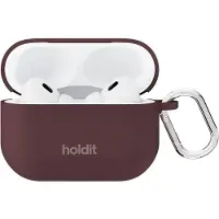 Holdit Solid Silicone Case für das Apple AirPods Pro / Pro 2 - Bordeaux
