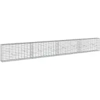 Syfax Gabione mit 3,5 mm Draht und 5x10 cm Maschen 400x20x50 cm
