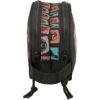 Safta Mandalorian & GROGU Doppelmäppchen für Kinder, ideal für Kinder im Schulalter, bequem und vielseitig, Qualität und Widerstandsfähigkeit, 21 x 6