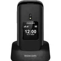 Maxcom Klapphandy Comfort MM834L 4G Dual-SIM, 2,4- und 1,44-Zoll-Display, Schwarz