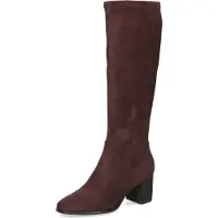 Caprice Women Long Boot Heel Textil, braun, 37