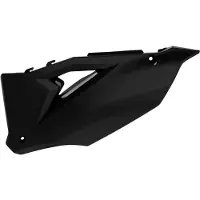 Polisport schwarze Seitenteile mit Hitzeschild für KAWASAKI KX 250-450 F 2019-2024