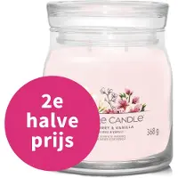 Yankee candle Pink Cherry & Vanilla Duftkerze Signature 368 g
