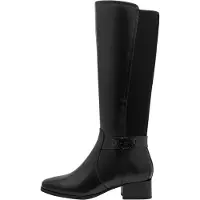Tamaris Lederstiefel mit Komfortabsatz