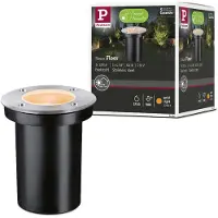 Paulmann LED-Bodeneinbaulampe 94732, Ø 11 cm, Edelstahl IP65