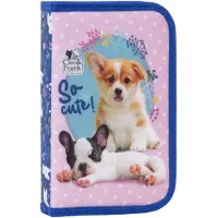 Derform CLEO & FRANK Federmäppchen Pink Hunde