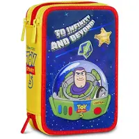 Merkloos Toy Story Federmäppchen mit 3 Fächern - Mädchen Rucksackzubehör