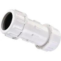 Merkloos PVC Druck Sanitär Verbindung 50mm Weiß