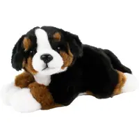 Merkloos Solidchoice – Plüsch-Berner Sennenhund, 25 cm groß, in Grau