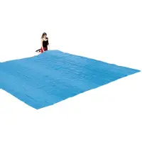 Polygroup Summer Waves Bodenplane 391x391 Bodenfolie Plane f Quick Up Pool Swimmingpool