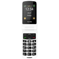 Beafon SL605pro LTE (4G), Klappgehäuse, 6,1 cm (2.4"), 1050 mAh, Schwarz, Weiß