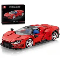 ReoBrix 11026 Rennwagen 1:16 Klemmbaustein Auto 1168 Teile ab 14