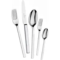 Picard & Wielpütz Solingen Besteck-Set "Girona", silber (silberfarben), 30 Stk., Chromnickelstahl 18/10, PICARD & WIELPÜTZ SOLINGEN, Essbesteck-Sets, Besteck-Set, spülmaschinengeeignet