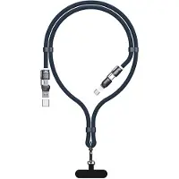 Dudao L20Max 65W 4in1 USB-C Kabel Kompatibel mit iPhone Blau